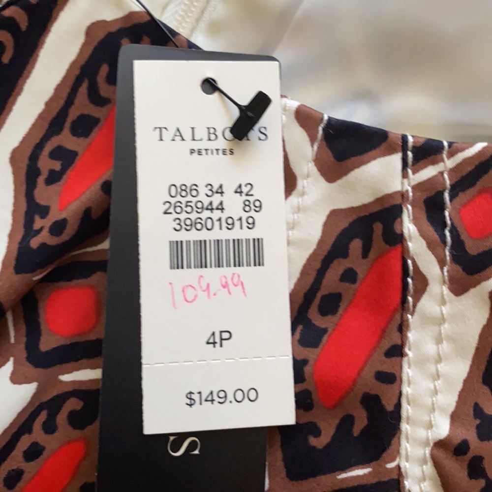 Talbots Petites Dress size 4P - Picture 3 of 6